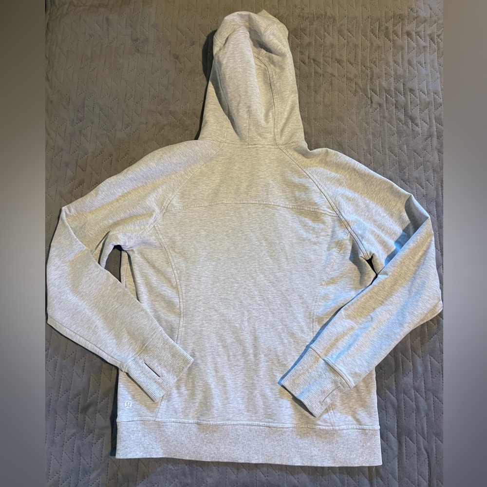 Lululemon hoodie women’s size 6 gray‎ pre-owned condition